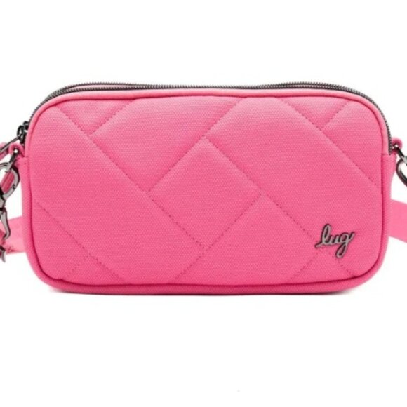 Lug Coupe XL Matte Luxe VL Convertible Crossbody Tourmaline Pink Belt Bag - Picture 1 of 13